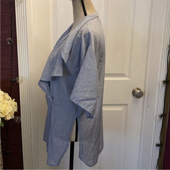 Maryam Nassir Zadeh Soft Blue Top, US4 - Picture 4 of 7